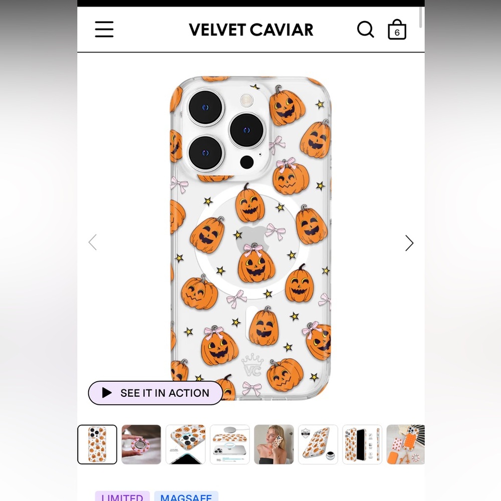 Velvet Caviar Pumpkin Princess- IPhone 14 Pro